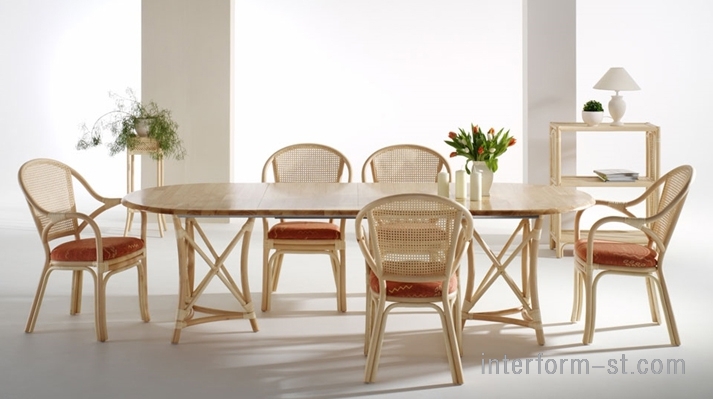 Мебель для улицы Sika, коллекция Rattan Classics, Spisebord Med стол