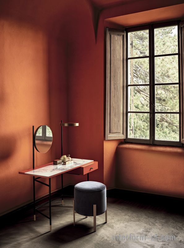 Итальянский письменный стол VANITY, BONTEMPI купить от фабрики BONTEMPI CASA в компании Interform studio с доставкой по России