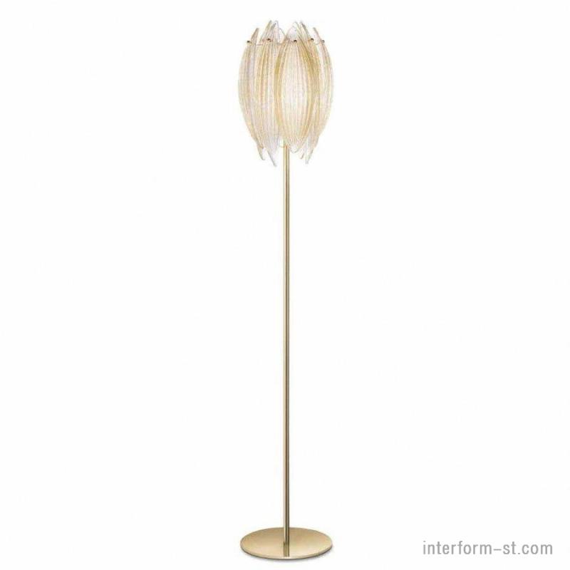 Торшер IDL 430/1P foglia oro