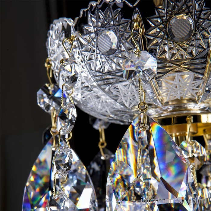 Люстра хрустальная CR 0004-06-20, ARTGLASS купить от фабрики ARTGLASS в компании Interform studio с доставкой по России