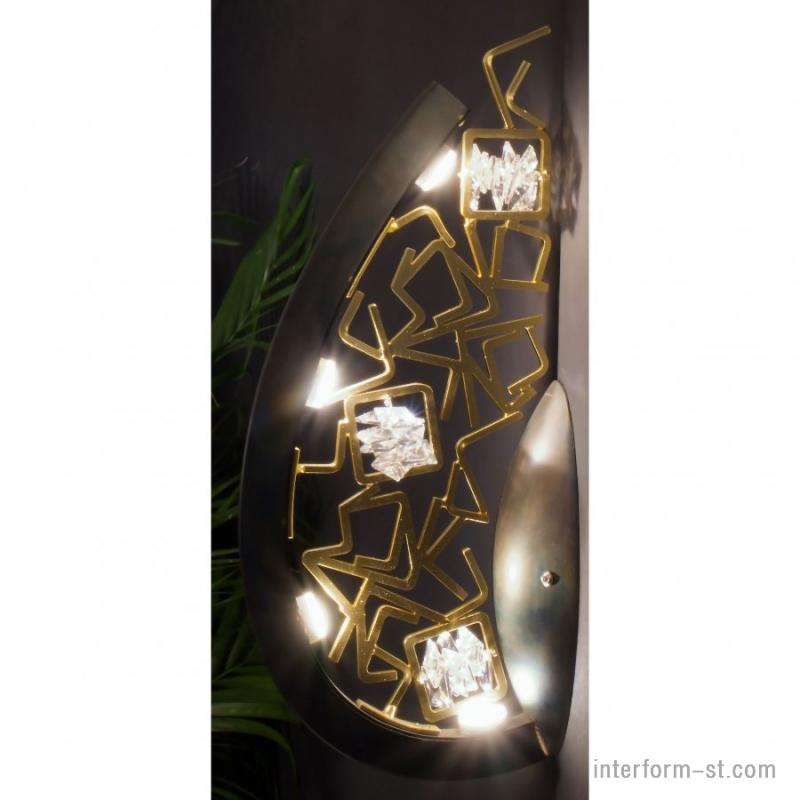 Настенный светильник IDL Amalgama 647/4A matt light gold