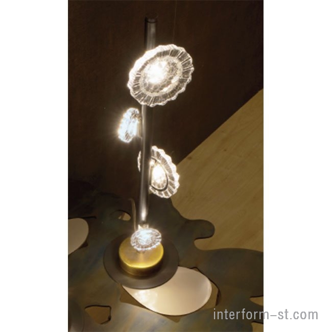 Настольный светильник IDL Flower miu 655/LP brunito corten