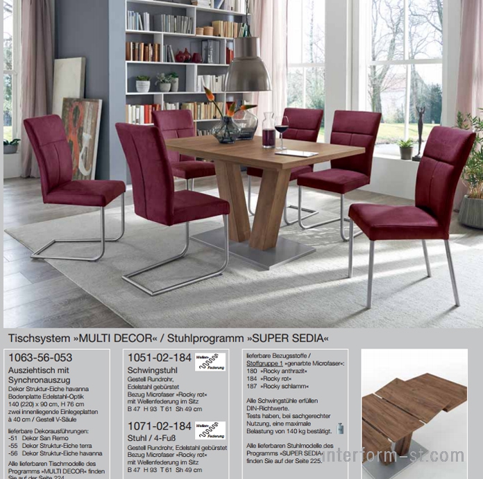 Стол серия MULTI DECOR, NIEHOFF купить от фабрики NIEHOFF в компании Interform studio с доставкой по России