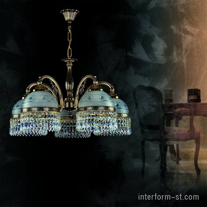 Люстра хрустальная CASSANDRA, ARTGLASS купить от фабрики ARTGLASS в компании Interform studio с доставкой по России