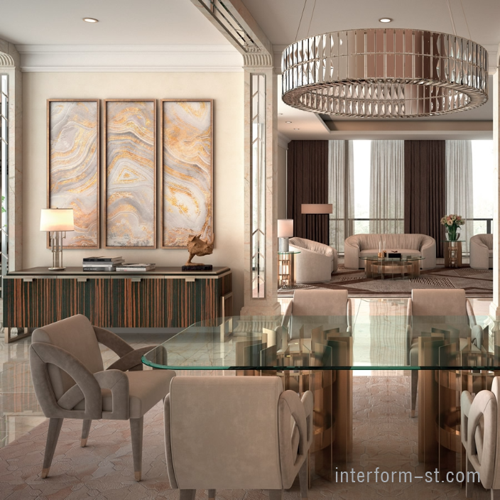 Буфет для гостиной METROPOLITAN.ASNAGHI купить от фабрики ASNAGHI в компании Interform studio с доставкой по России
