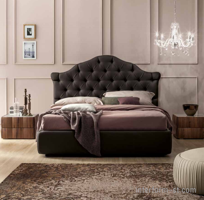 Кровать VENEZIANO, TONIN CASA купить от фабрики TONIN CASA в компании Interform studio с доставкой по России