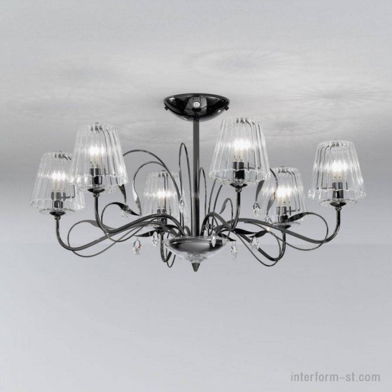 Потолочная люстра IDL 550/6PF Black nickel