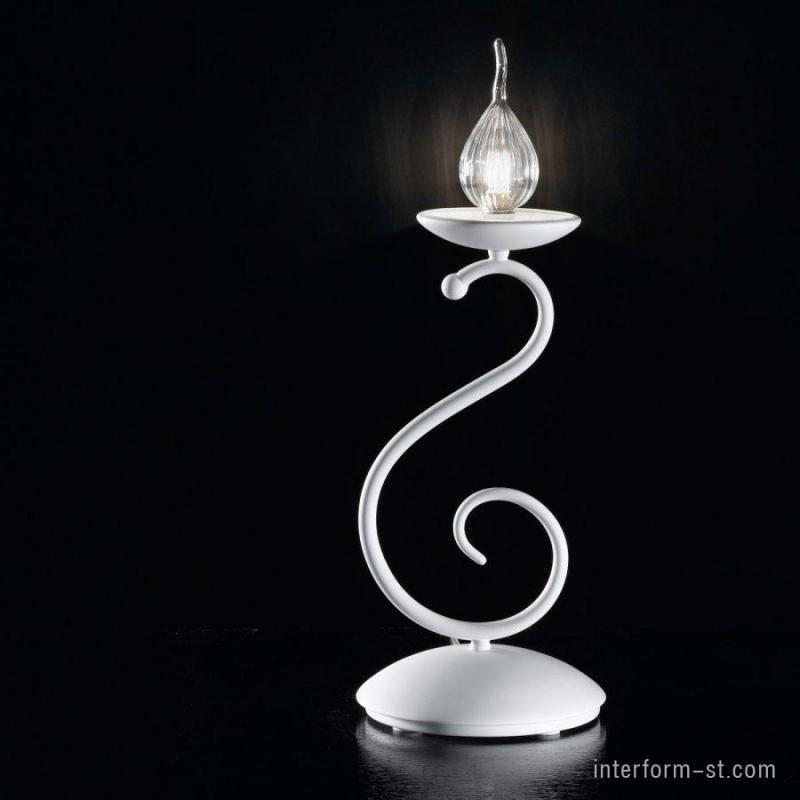 Настольная лампа IDL 461/1L Velvet white
