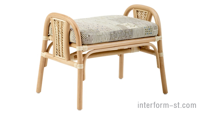 Мебель для улицы Sika, коллекция Rattan Classics, Carmen пуф