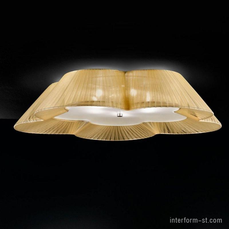Потолочный светильник IDL 9032/5PFG Amber organza