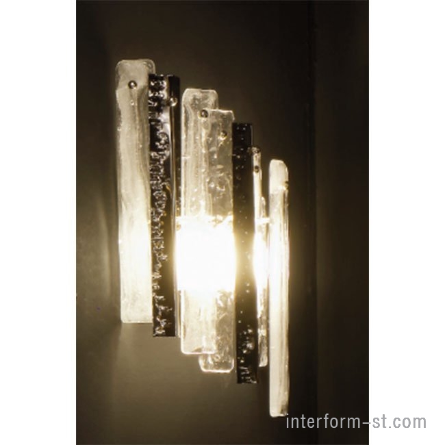 Настенный светильник IDL Artic 642/3ADX pure steel
