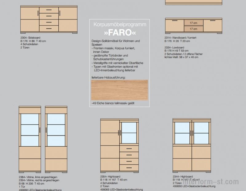 Мебель для столовой FARO, NIEHOFF купить от фабрики NIEHOFF в компании Interform studio с доставкой по России