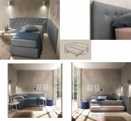 Детская кровать-диван LINE, BOLZAN купить от фабрики BOLZAN в компании Interform studio с доставкой по России