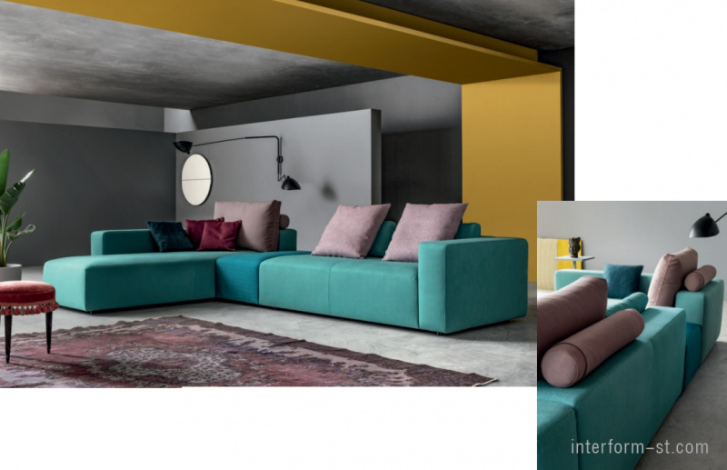 Модульный диван ZENIT Wall, BONTEMPI casa купить от фабрики BONTEMPI DIVANI в компании Interform studio с доставкой по России