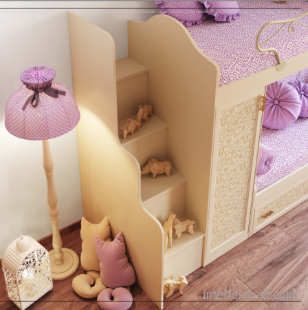 Детская комната соmр. 59, LUXURY, EFFEDUE купить от фабрики EFFEDUE CAMERETTE в компании Interform studio с доставкой по России