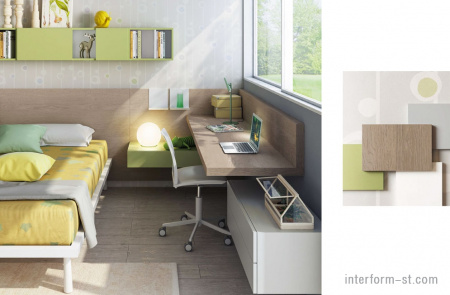 Мебель для подростка art. Z789, YOUNG SOLUTION, ZALF купить от фабрики ZALF в компании Interform studio с доставкой по России