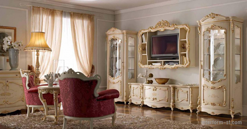 Гостиная ROYAL LIVING, AM GHEZZANI купить от фабрики ALBERTO E MARIO GHEZZANI в компании Interform studio с доставкой по России