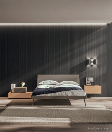 Кровать STELVIO, ORME купить от фабрики ORME в компании Interform studio с доставкой по России