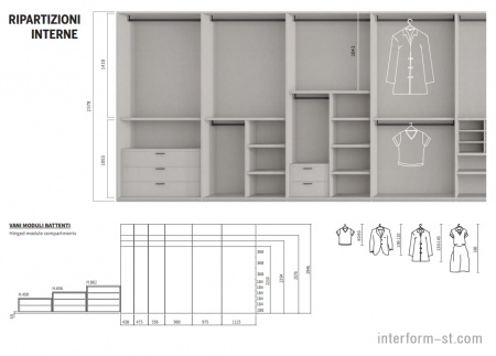 Гардеробная FLEXI, ORME купить от фабрики ORME в компании Interform studio с доставкой по России