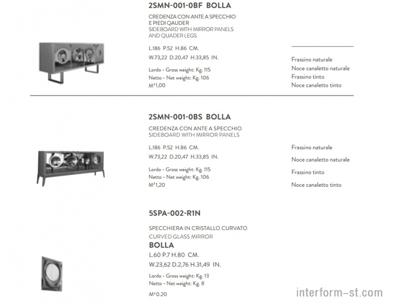 Прилавок BOLLA, CONTEMPORARY, VOLPI купить от фабрики VOILPI в компании Interform studio с доставкой по России