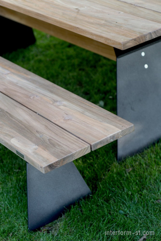 Мебель для улицы NERO TISCH (TEAK), NIEHOFF купить от фабрики NIEHOFF в компании Interform studio с доставкой по России