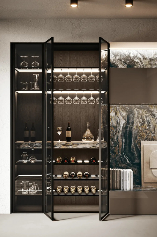 Binova гостиная BLUNA Laccato Lucido купить от фабрики BINOVA в компании Interform studio с доставкой по России