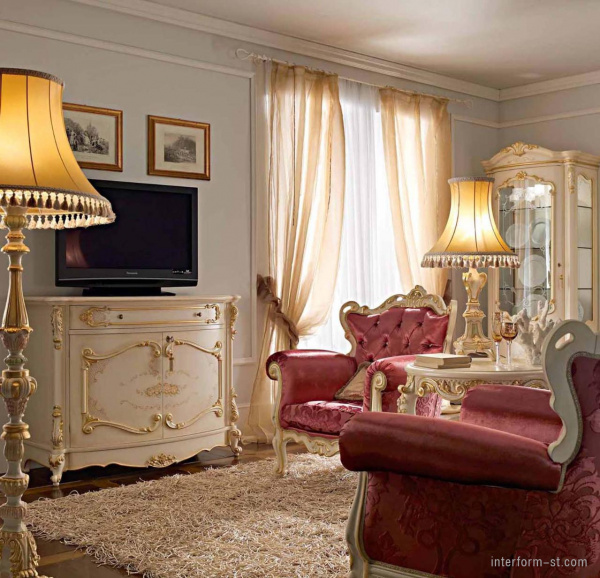 Гостиная ROYAL LIVING, AM GHEZZANI купить от фабрики ALBERTO E MARIO GHEZZANI в компании Interform studio с доставкой по России