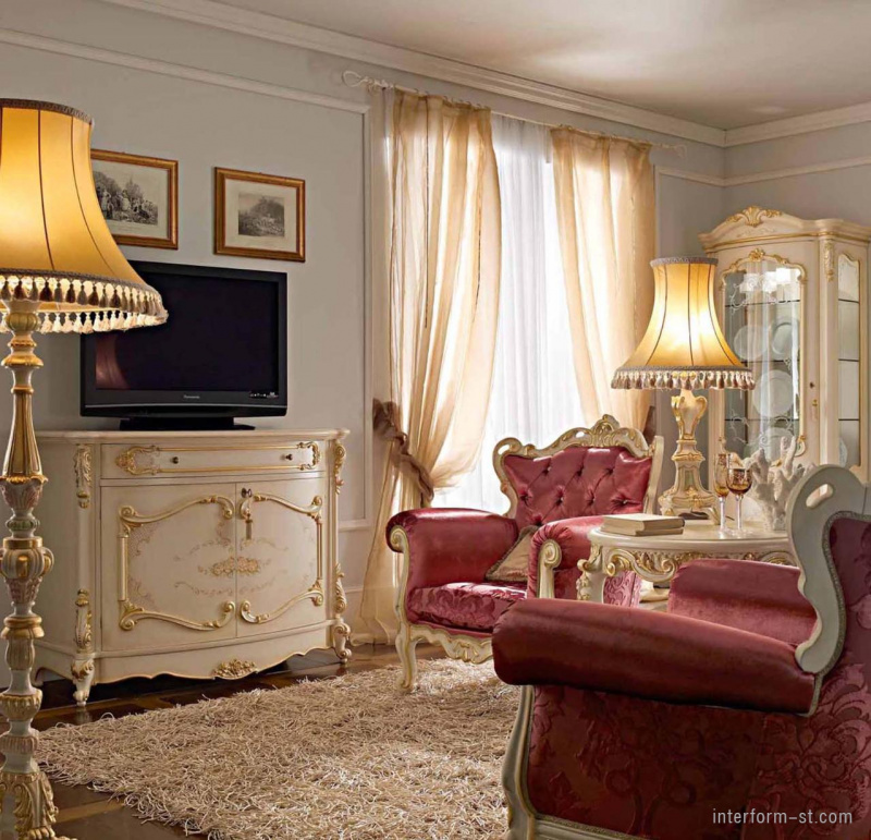 Гостиная ROYAL LIVING, AM GHEZZANI купить от фабрики ALBERTO E MARIO GHEZZANI в компании Interform studio с доставкой по России