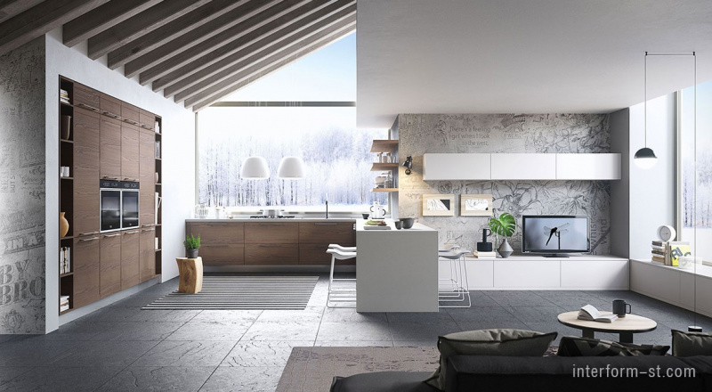 Кухня ZOE design купить от фабрики AR-TRE в компании Interform studio с доставкой по России