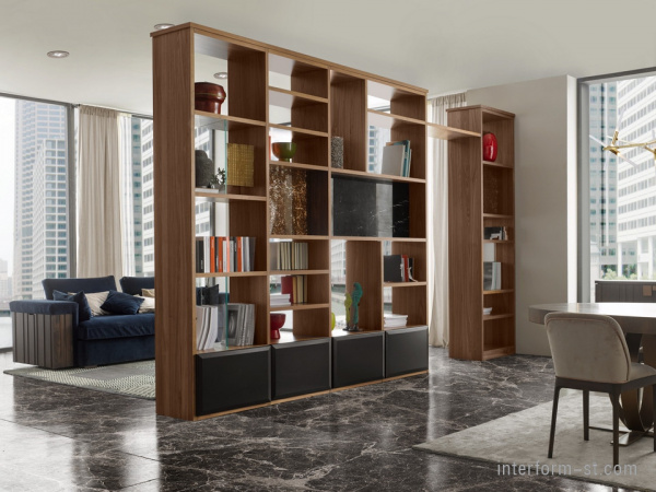 Итальянский книжный шкаф ISTINTO. TOSATO купить от фабрики TOSATO в компании Interform studio с доставкой по России