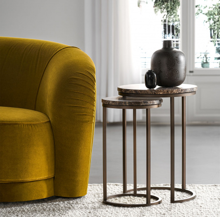 Столик Brass купить от фабрики TOSCONOVA в компании Interform studio с доставкой по России